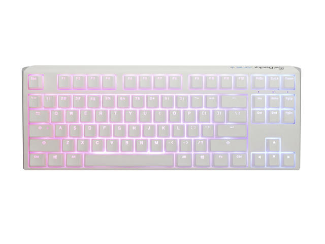 Клавиатури Ducky One 3 Pure White TKL Hotswap Cherry MX Clear