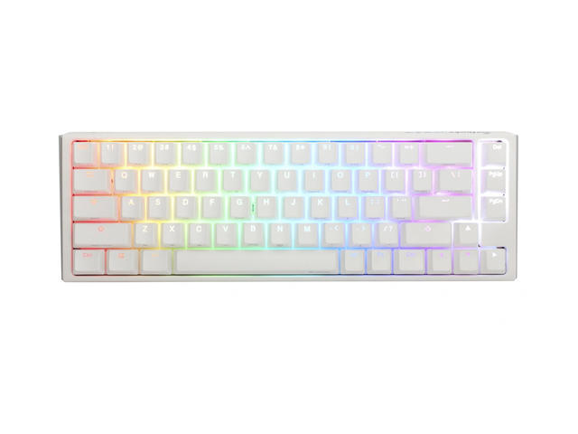 Клавиатури Ducky One 3 Pure White SF 65%, Hotswap Cherry MX Brown