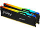 Оперативна памет 64GB (2x32GB) DDR5 5200 MT/s Kingston FURY BEAST RGB CL36