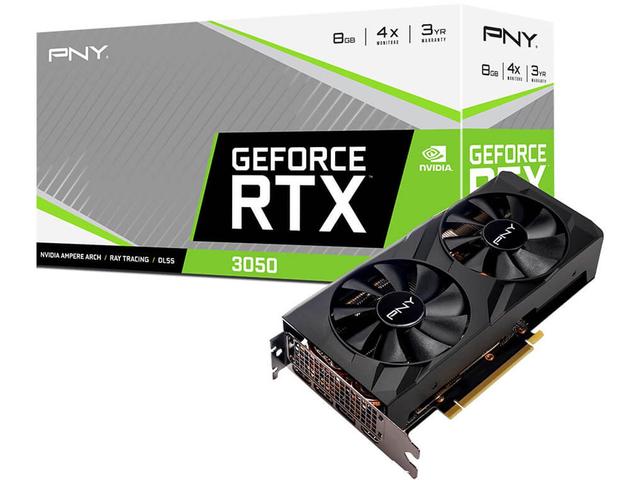 Видео карти PNY GeForce RTX 3050 VERTO Dual Fan
