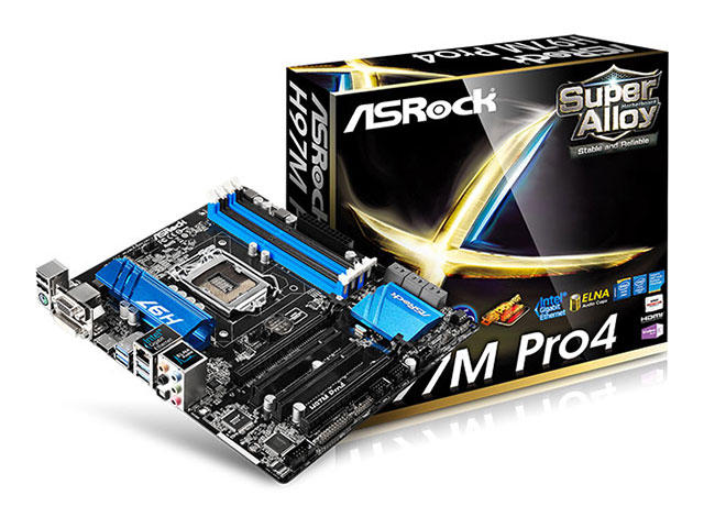 Дънни платки ASRock H97M Pro4