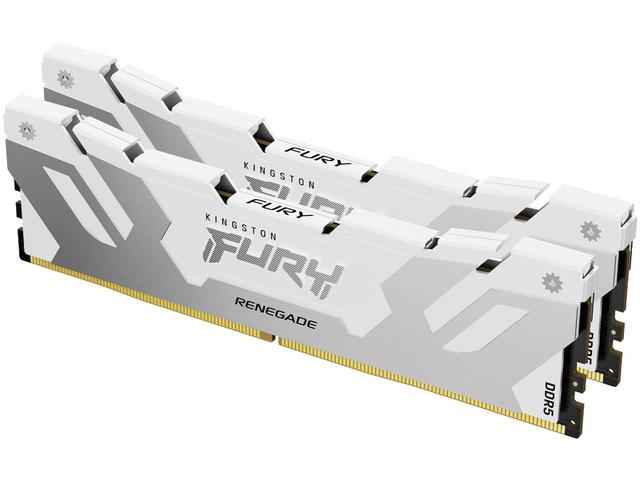 Оперативна памет 32GB (2x16GB) DDR5 7200 MT/s Kingston Fury Renegade White