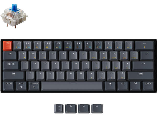 Клавиатури Keychron K12 60% Gateron Blue Switch