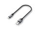 Кабели и Адаптери Satechi USB-A to Lightning Braided Cable 25cm - Grey