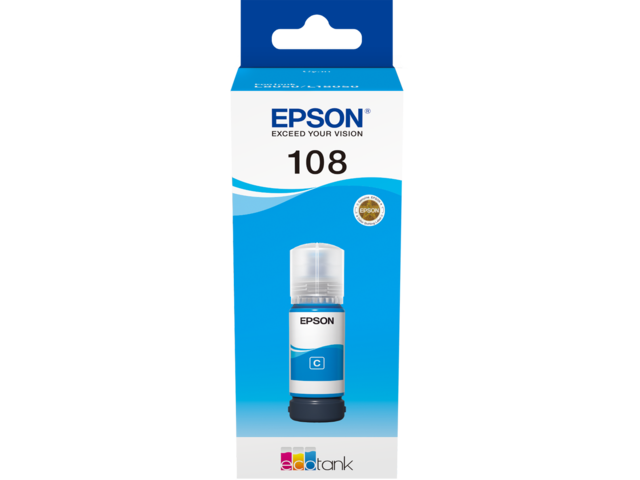 Консумативи Epson 108 EcoTank Cyan