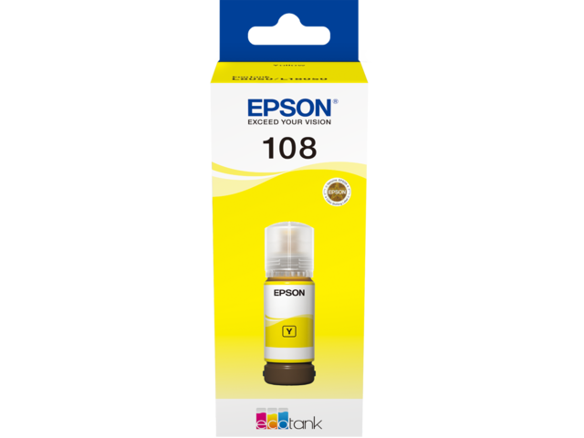 Консумативи Epson 108 EcoTank Yellow