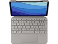 Клавиатури Logitech Combo Touch за 11-инчов iPad Pro (1-во, 2-ро, 3-то и 4-то поколение)  - Sand - UK