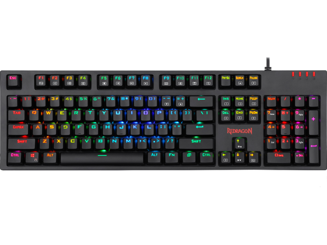 Клавиатури Redragon Amsa Pro blue switch K592RGB-PRO-BK