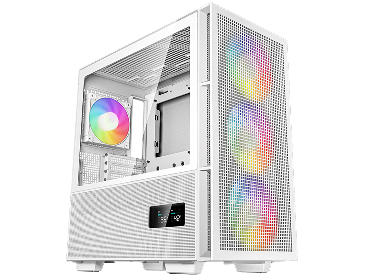 その他 DeepCool White case With PSU INCLUDE DeepCool CH560 DIGITAL White | Desktop.bg - Мощни PC Гейминг