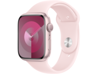 Смарт часовници Apple Watch S9 GPS 45mm Pink Alu Case w Light Pink Sport Band - S/M