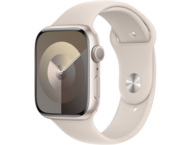 Смарт часовници Apple Watch S9 GPS 45mm Starlight Alu Case w Starlight Sport Band - M/L