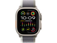 Смарт часовници Apple Watch Ultra2 Cellular, 49mm Titanium Case w Green/Grey Trail Loop - S/M