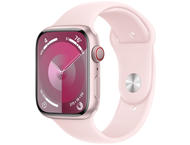 Смарт часовници Apple Watch S9 Cellular 45mm Pink Alu Case w Light Pink Sport Band - M/L