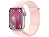Смарт часовници Apple Watch S9 Cellular 41mm Pink Alu Case w Light Pink Sport Loop