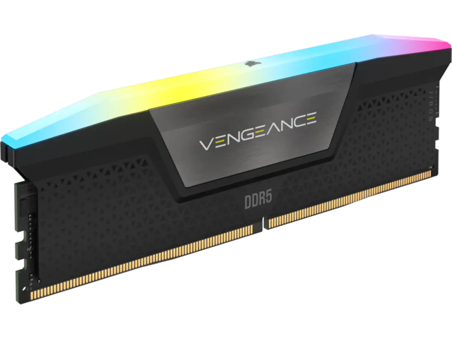 32GB (2x16GB) DDR5 6000MHz Corsair Vengeance RGB Black | Desktop