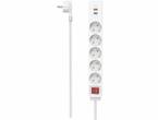 Разклонители Hama разклонител 5 гнезда, USB-C/USB-A 18 W