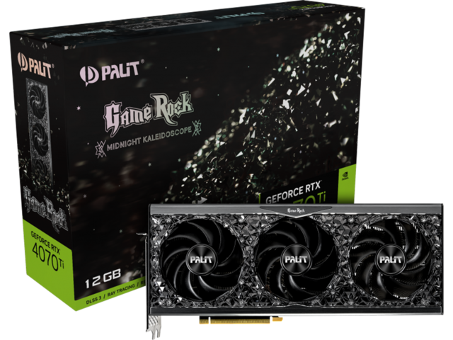 Видео карти PALIT GeForce RTX 4070 Ti GameRock 12GB
