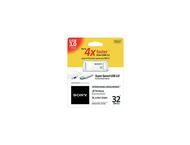 USB памети 32GB Sony Micro Vault Click, в бяло