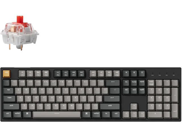 Клавиатури Keychron C2 Pro QMK/VIA Full-Size Keychron K Pro Red Switch White Backlight