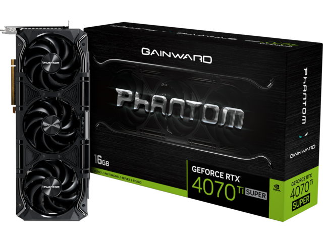 Видео карти Gainward GeForce RTX 4070 Ti SUPER Phantom 16GB