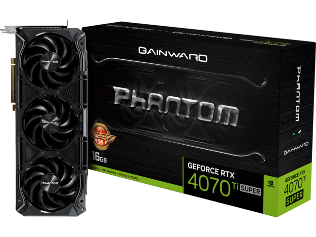 Видео карти Gainward GeForce RTX 4070 Ti SUPER Phantom GS 16GB