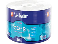 Джаджи Verbatim CD-R 700MB 52X EXTRA PROTECTION WRAP (50 PACK)