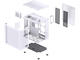 Кутии Jonsbo TK-2 2.0 White с извито стъкло