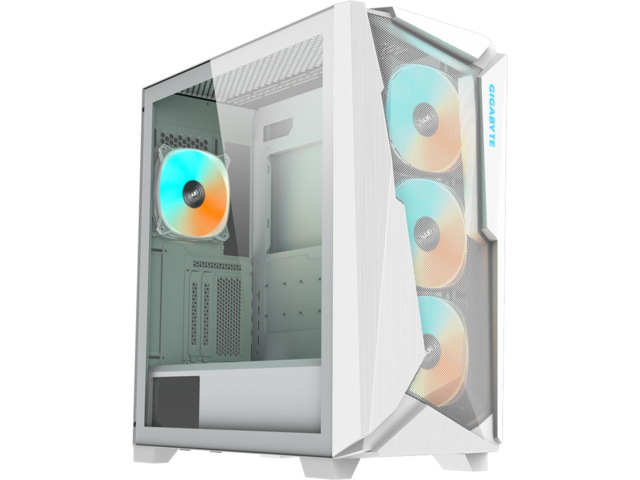Кутии Gigabyte C301 GLASS WHITE V2