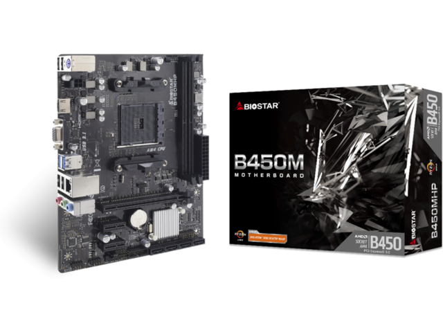 Дънни платки BIOSTAR B450MHP