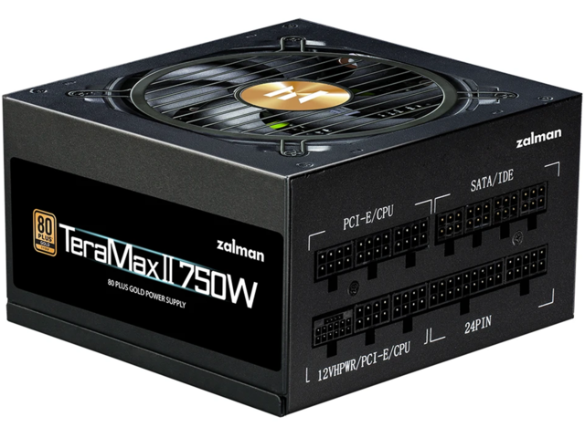 Захранвания за компютри Zalman TeraMax II 750W Black ATX 3.0