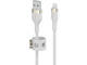 Кабели и Адаптери Belkin BoostCharge Pro Flex USB-A кабел с Lightning конектор, 2 метра, бял