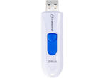 USB памети 256GB Transcend JetFlash 790, USB 3.1, в бяло
