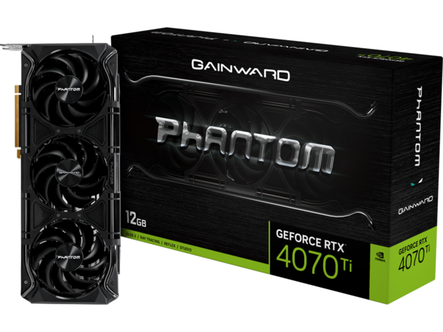 Видео карти Gainward GeForce RTX 4070 Ti Phantom 12GB