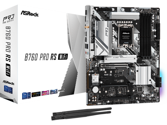 Дънни платки ASRock B760 Pro RS WiFi