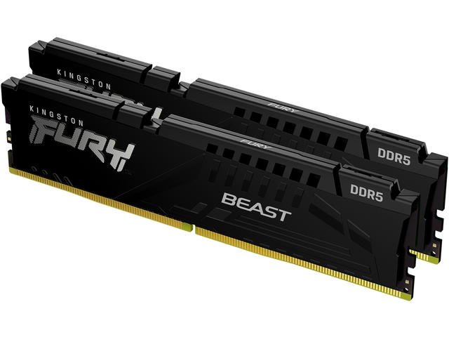 Оперативна памет 64GB (2x32GB) DDR5 6000 MT/s Kingston FURY Beast Black EXPO