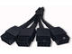 Кабели за компоненти Makki преходник Cable Adapter 4xPCI-E 8pin към PCI-E Gen5 12pin 12VHPWR
