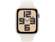 Смарт часовници Apple Watch SE2 (2024) GPS 44mm Starlight Alu Case with Starlight Sport Band - S/M