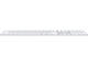 Клавиатури Apple Magic Keyboard with Touch ID and Numeric Keypad for Mac models with Apple silicon (USB–C) - Ukrainian - White Keys