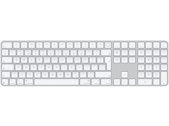 Клавиатури Apple Magic Keyboard w Touch ID and Numeric Keypad - Bulgarian - White Keys