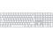 Клавиатури Apple Magic Keyboard with Touch ID and Numeric Keypad for Mac models with Apple silicon (USB-C) - International English - White Keys