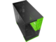 Кутии Geometric Future Model 5 Black/Green, С вентилатори