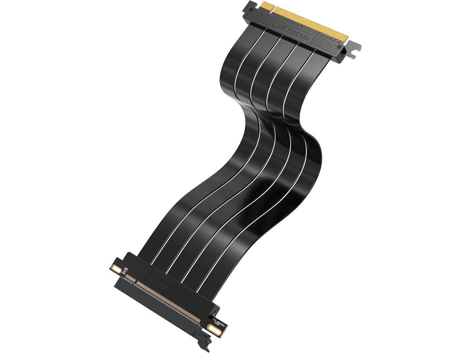 EZDIY-FAB PCI-e 4.0 x16 Riser Cable Straight Connector 300mm | Desktop ...
