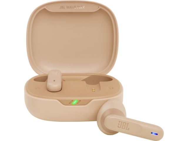 Слушалки JBL Wave Flex, Beige
