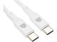 Кабели и Адаптери Dviced Cable USB-C to USB-C silicone 1,25m - White