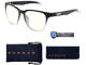 Компютърни очила GUNNAR Berkeley Onyx Fade, Clear, Черен