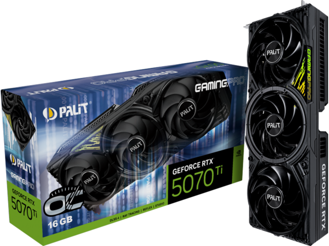 Видео карти Palit GeForce RTX 5070 Ti GamingPro OC 16GB