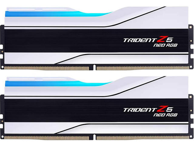 Оперативна памет 32GB (2x16GB) DDR5 6000 MT/s CL26 G.SKILL Trident Z5 Neo RGB White