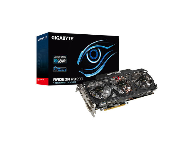 Видео карти Gigabyte Radeon R9 290 4GB GDDR5 Windforce