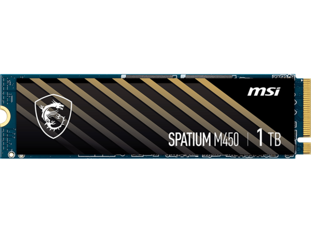 SSD 1TB MSI SPATIUM M450 V1, Едрова опаковка