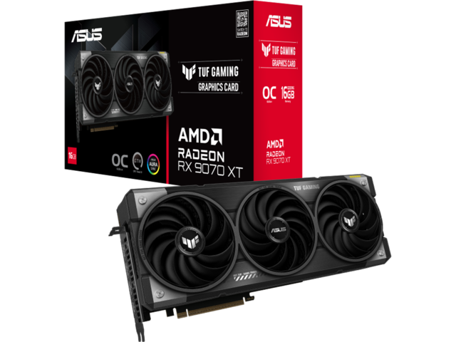 Видео карти ASUS TUF Gaming Radeon RX 9070 XT OC Edition 16GB